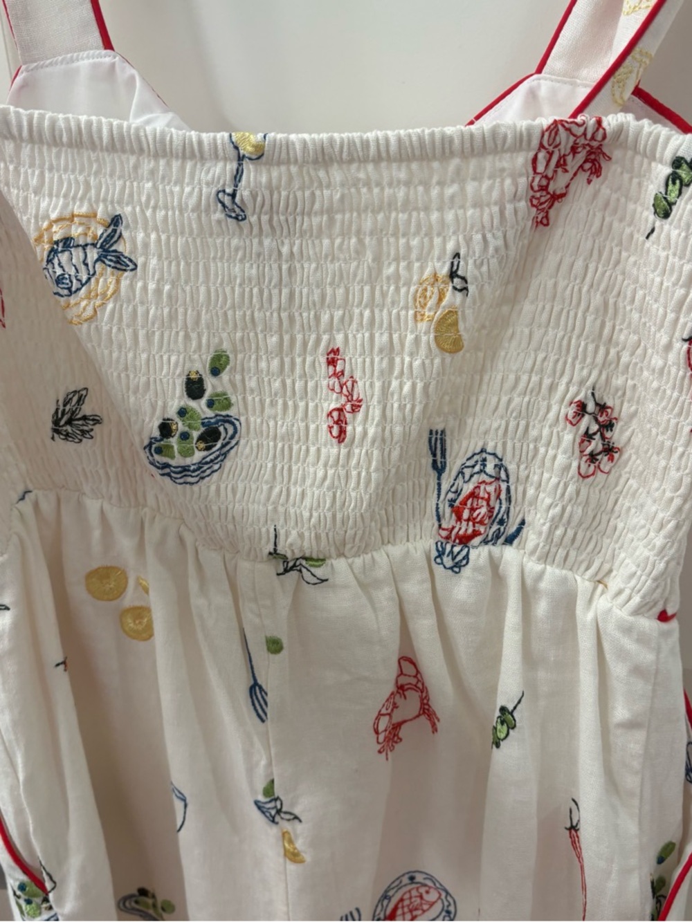 NWT Caroline Constas White Romper
embroidered size small - Picture 8 of 11